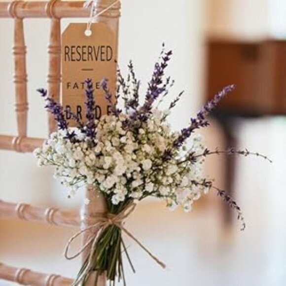 60g Dried Lavender & Baby Breath Bundles 100% Natural Bouquet Home Decor Wedding - Picture 12 of 13